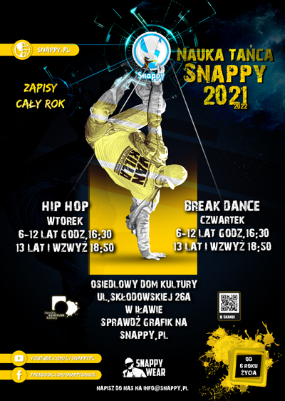 Plakat Snappy na sezon taneczny 2020-2021